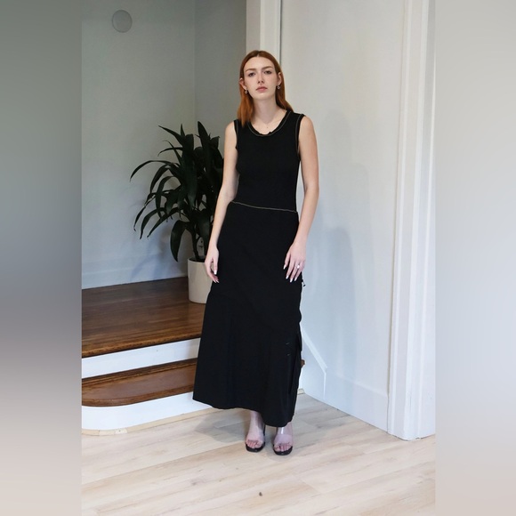 Cop.Copine Black Maxi Dress - Picture 6 of 7